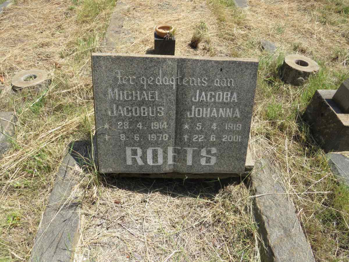 ROETS Michael Jacobus 1914-1970 & Jacoba Johanna 1919-2001