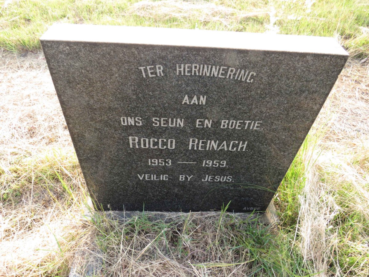 REINACH Rocco 1953-1959