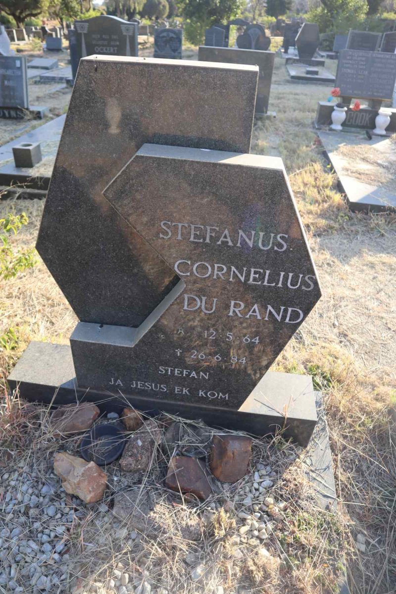 RAND Stefanus Cornelius, du 1964-1984