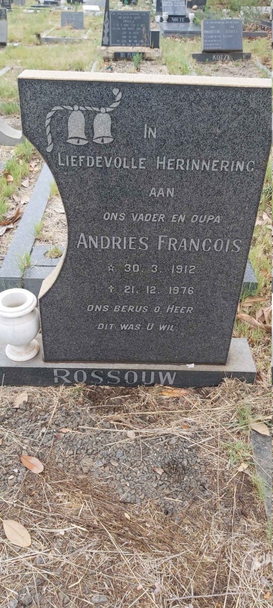 ROSSOUW Andries Francois 1912-1976