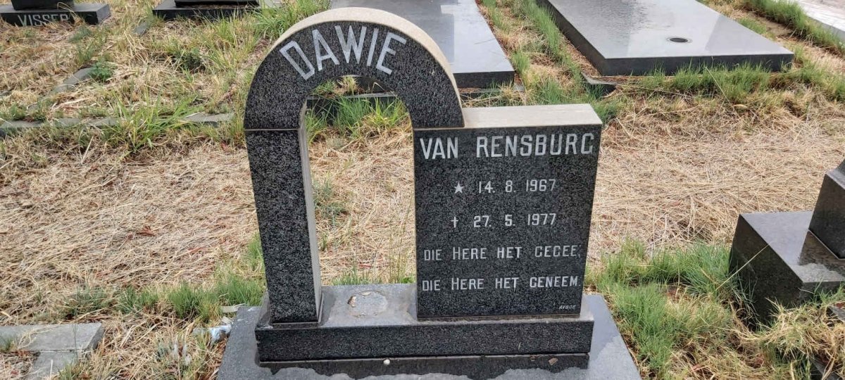 RENSBURG Dawie, van 1967-1977