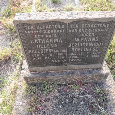 ROELOFFSE Wynand Bezuidenhout 1912-1960 & Catharina Helena JACOBS 1913-1959