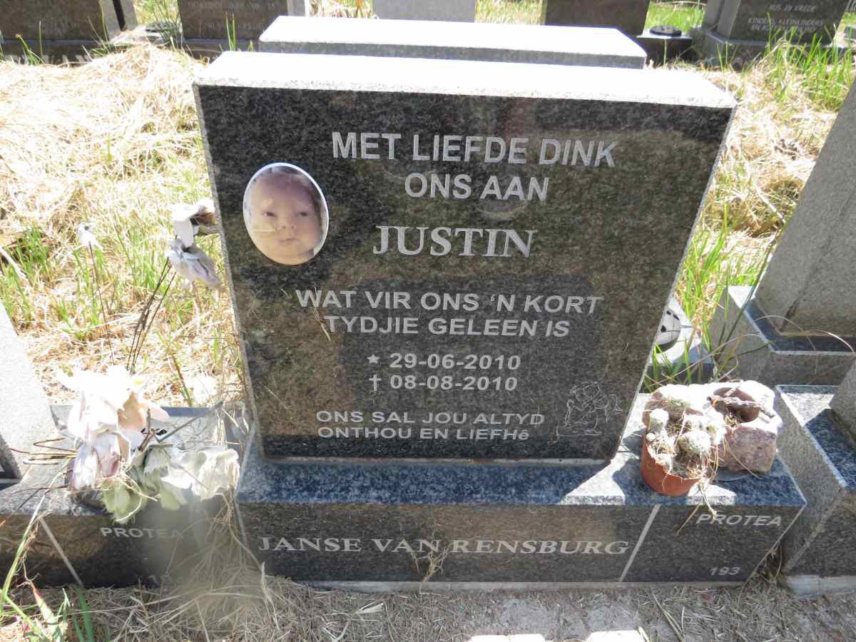 RENSBURG Justin, Janse van 2010-2010