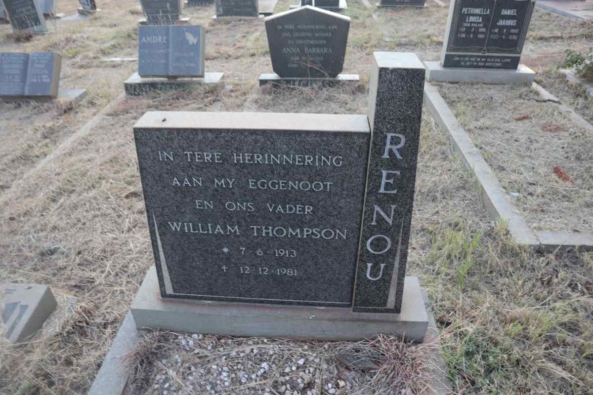 RENOU William Thompson 1913-1981