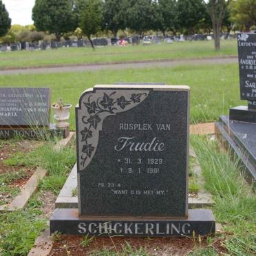 SCHICKERLING Trudie 1929-1981