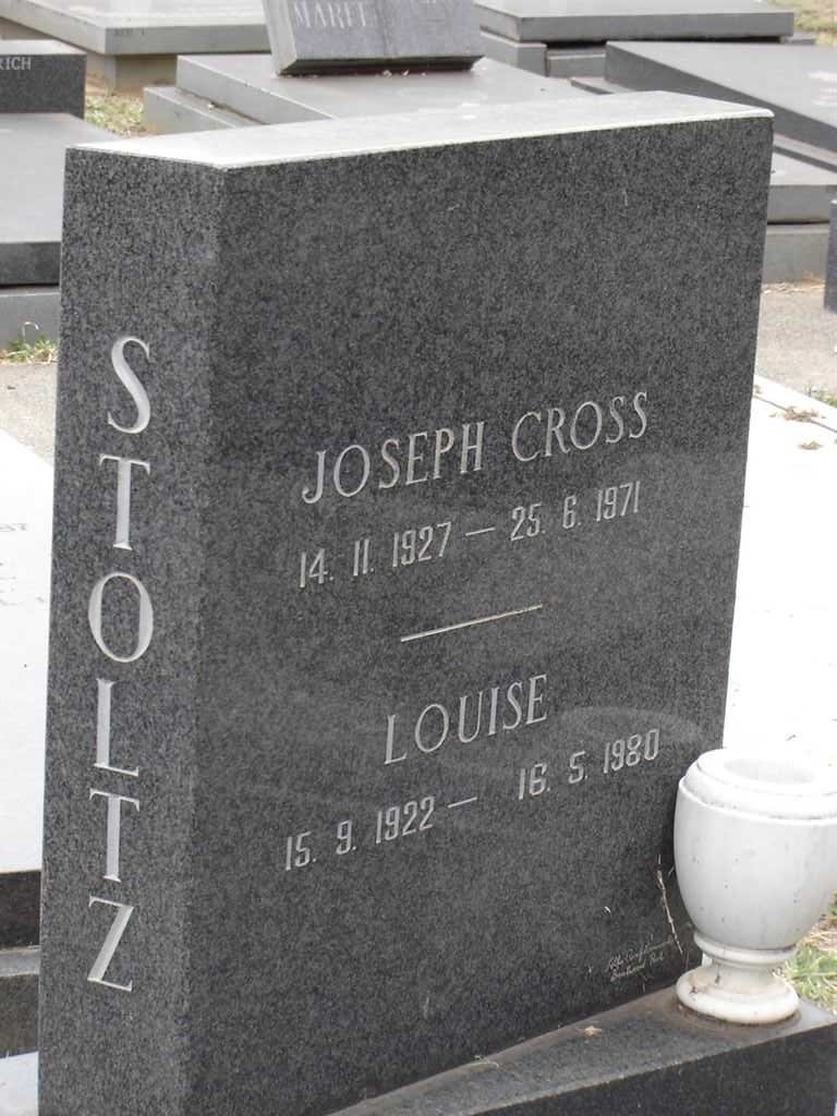 STOLTZ Joseph Cross 1927-1971
