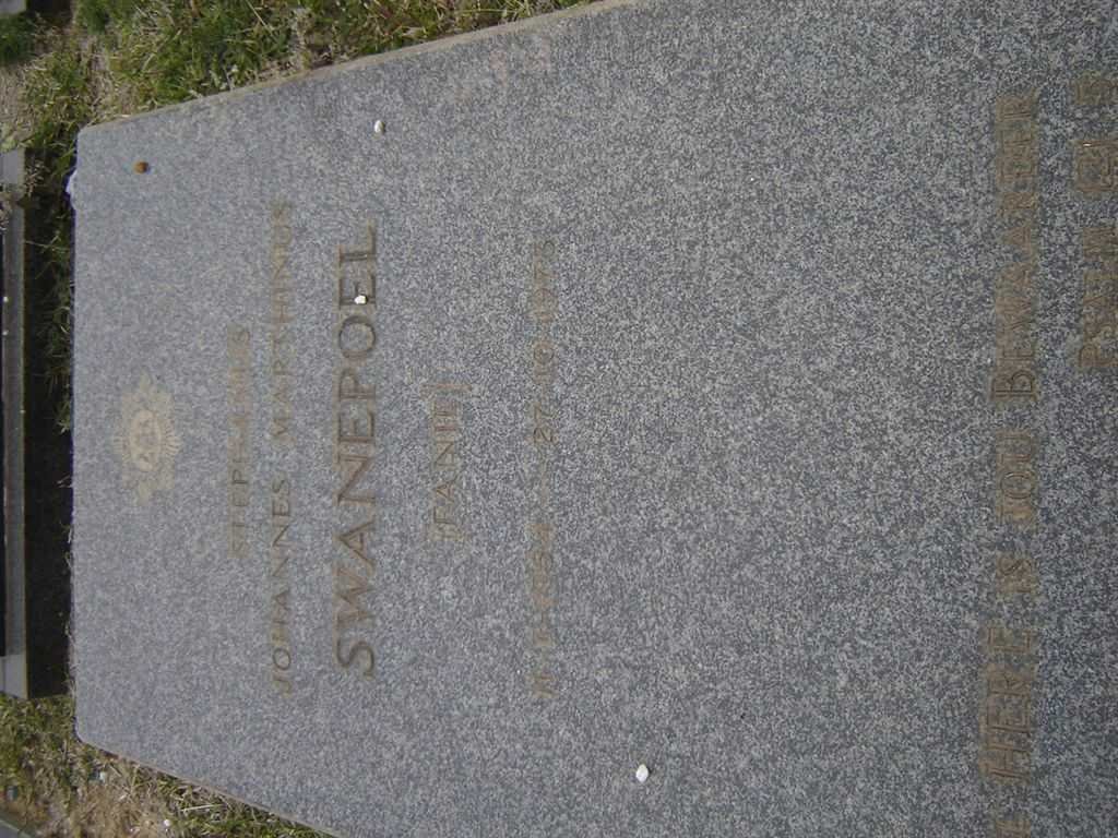 SWANEPOEL Stephanus Johannes Marthinus 1954-1973