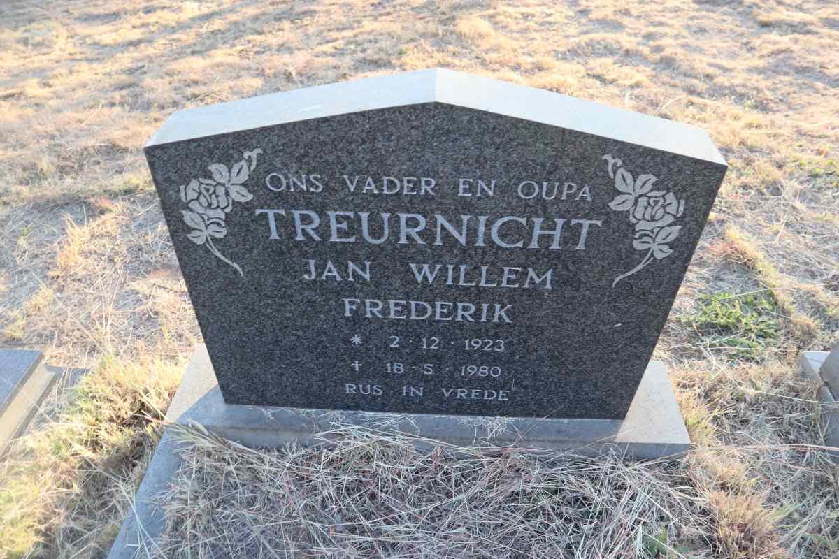 TREURNICHT Jan Willem Frederik 1923-1980