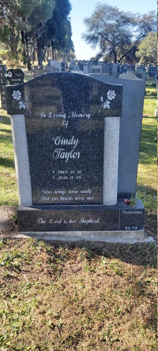 TAYLOR Cindy 1965-2010