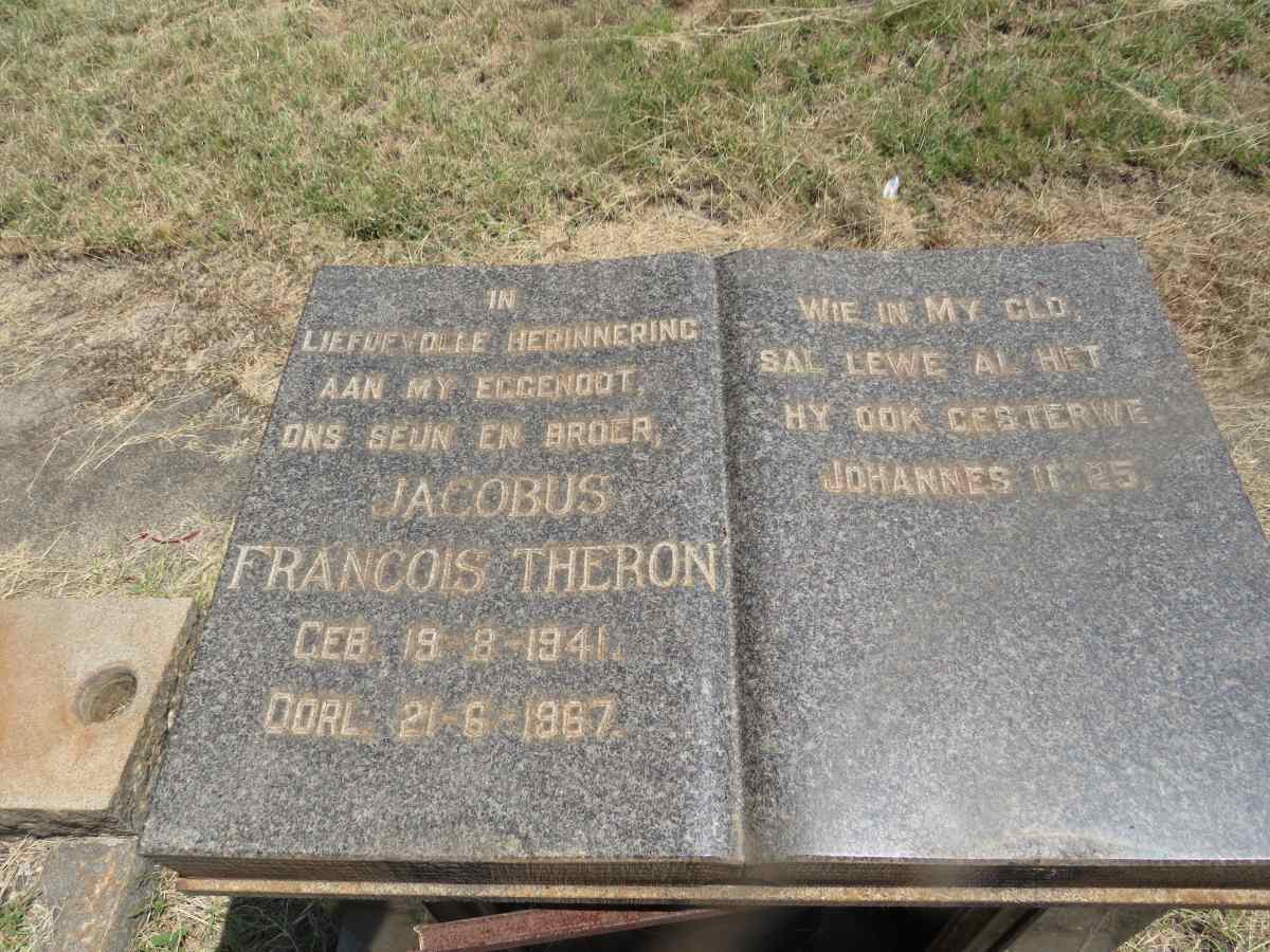 THERON Jacobus Francois 1941-1967