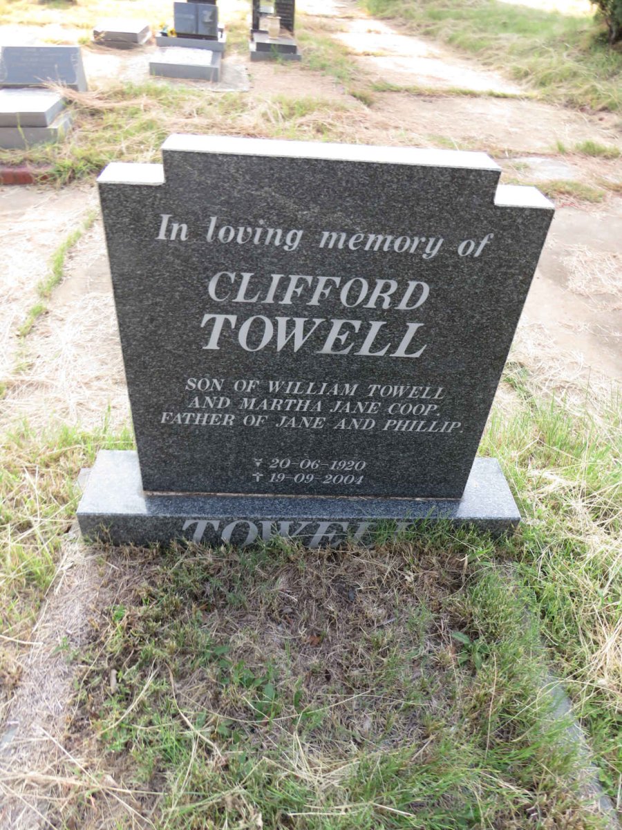 TOWELL Clifford 1920-2004