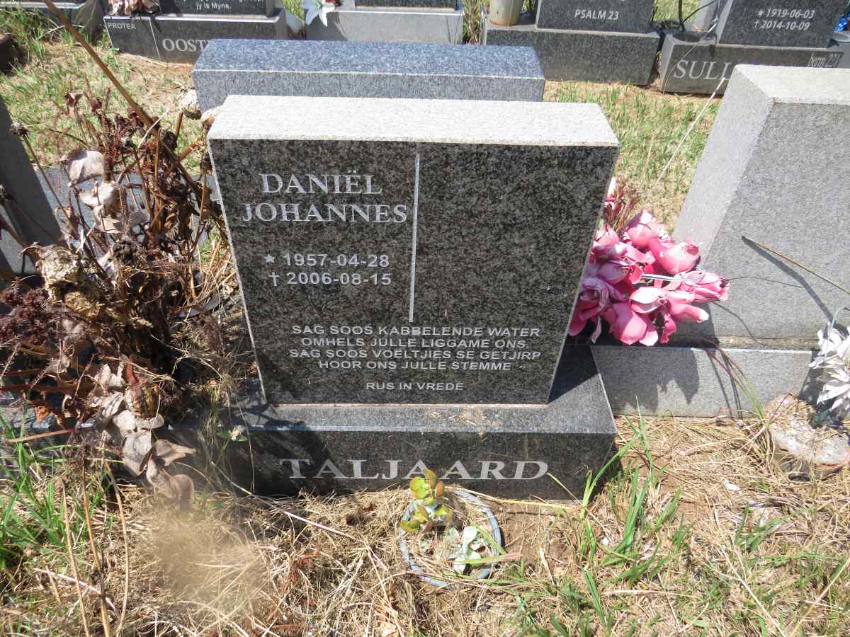 TALJAARD Daniel Johannes 1957-2006
