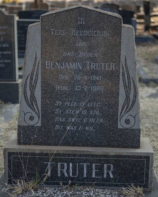 TRUTER Benjamin 1941-1969