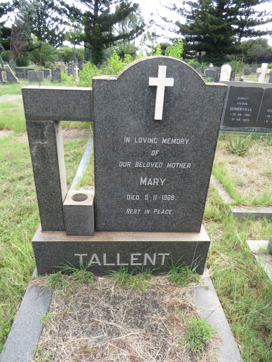 TALLENT Mary -1968