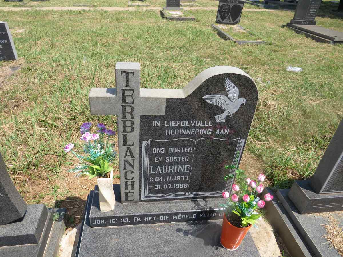 TERBLANCHE Laurine 1977-1996