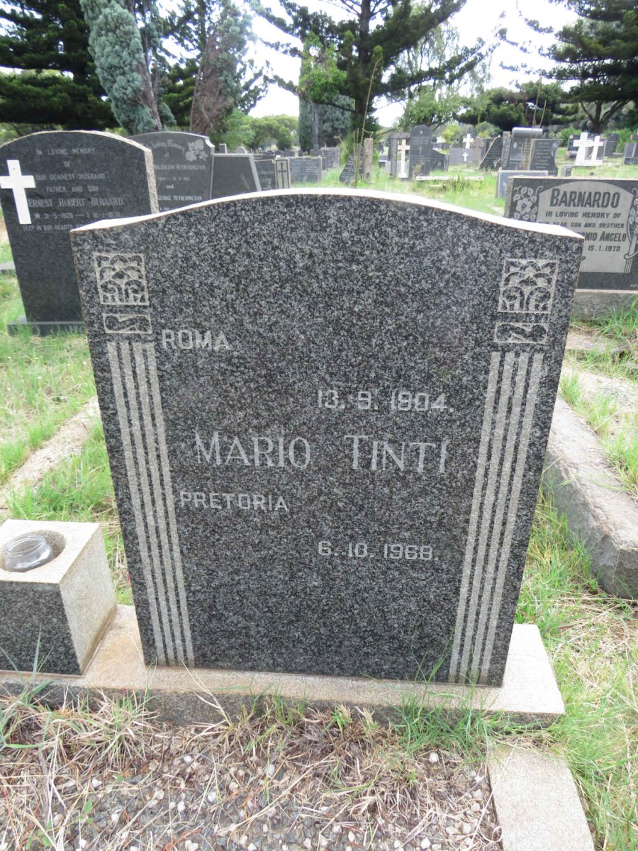 TINTI Mario 1904-1968