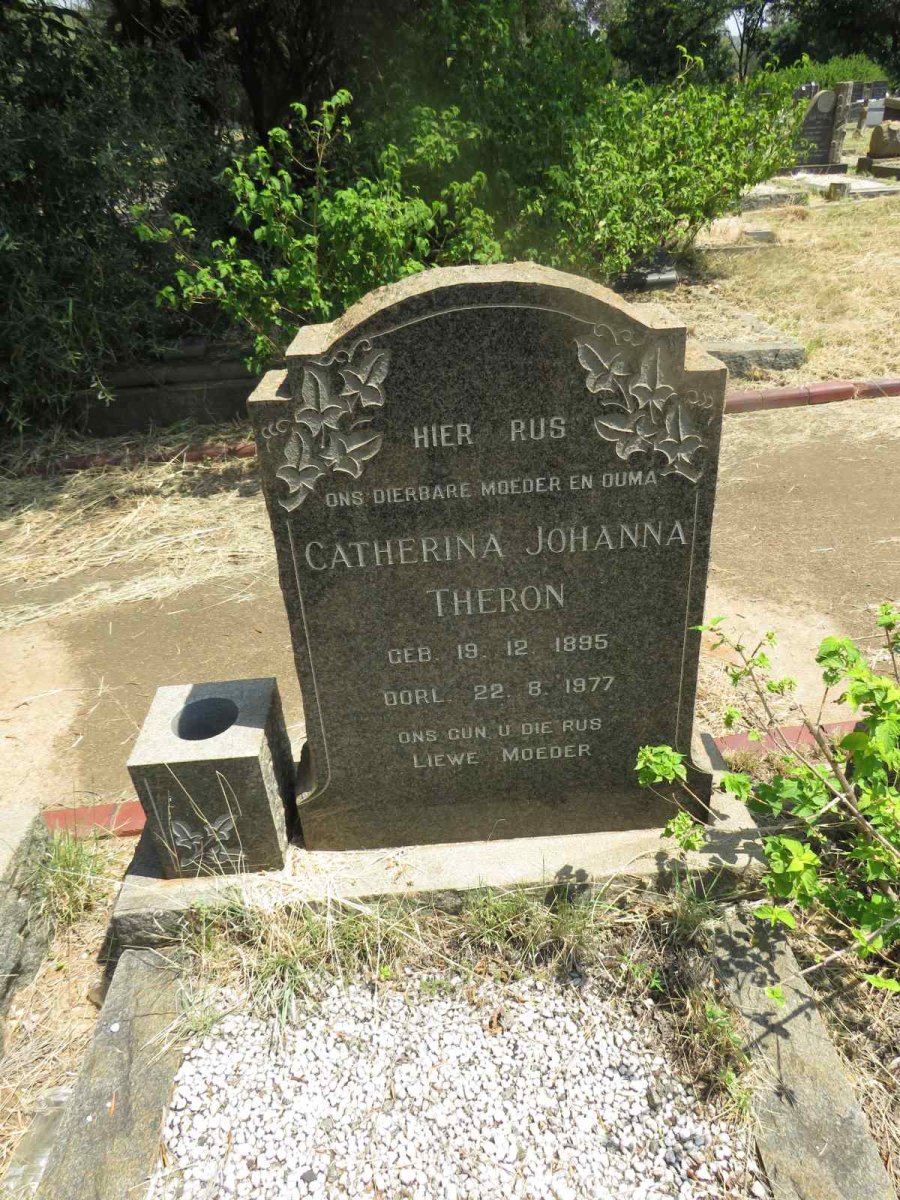 THERON Catherina Johanna 1895-1977