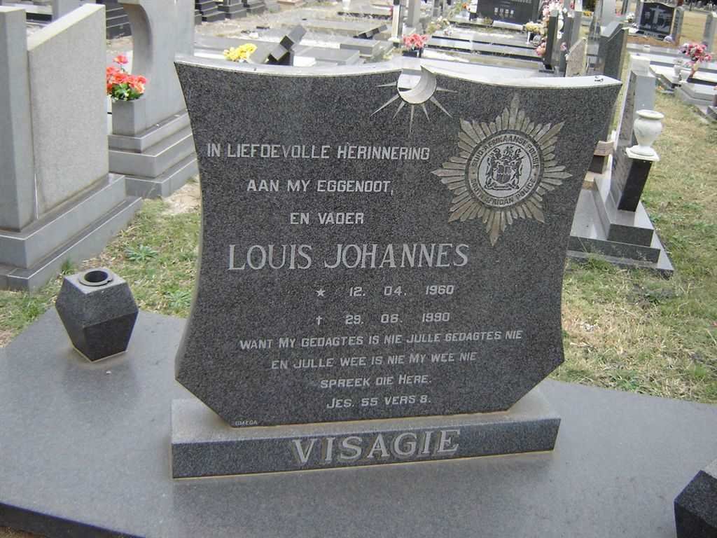VISAGIE Louis Johannes 1960-1990
