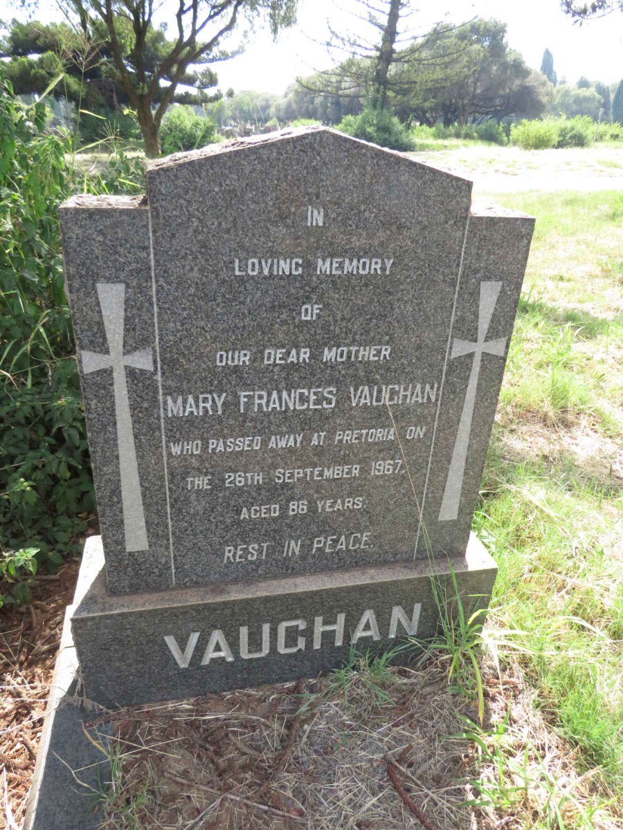VAUGHAN Mary Frances -1967