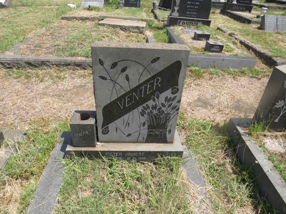 VENTER Pieter Joubert 1919-1969
