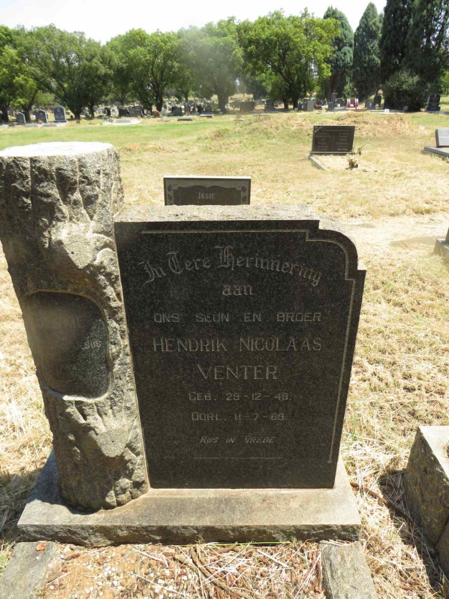 VENTER Hendrik Nicolaas 1948-1969