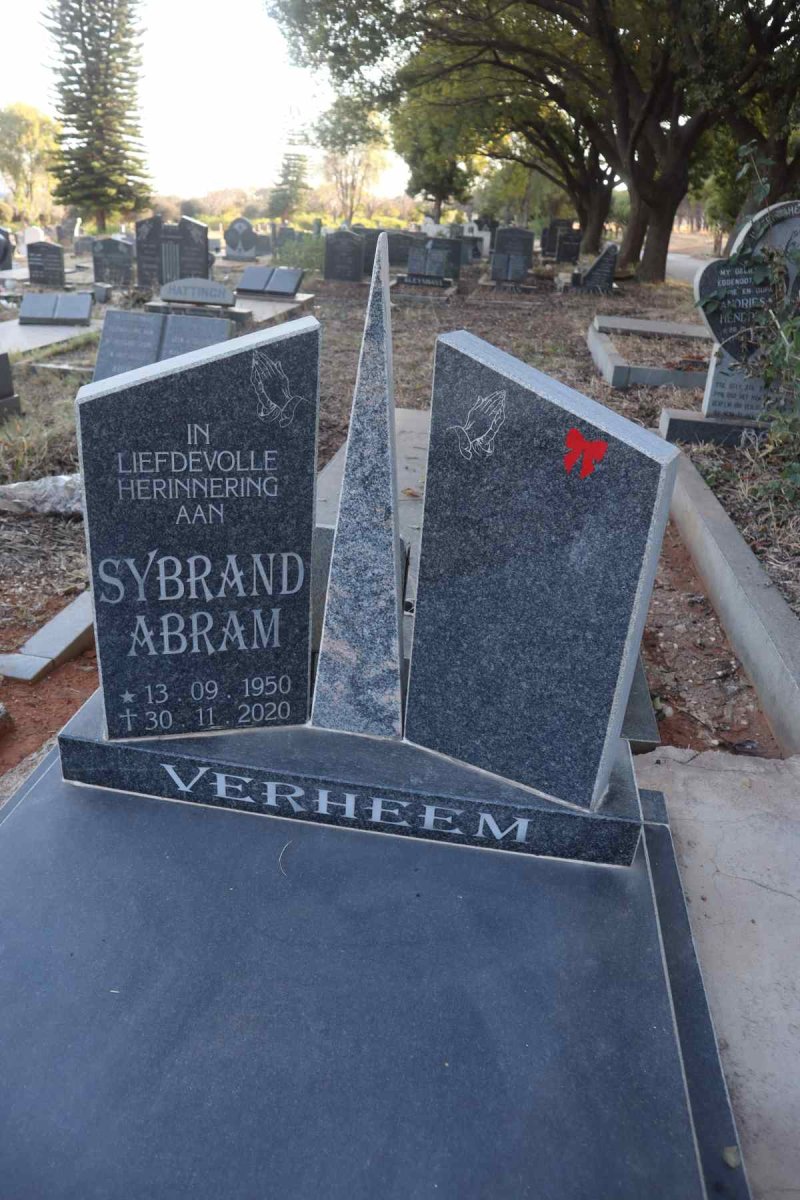 VERHEEM Sybrand Abram 1950-2020