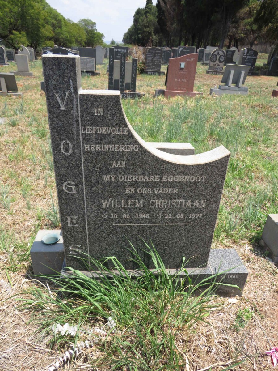 VOGES Willem Christiaan 1948-1997