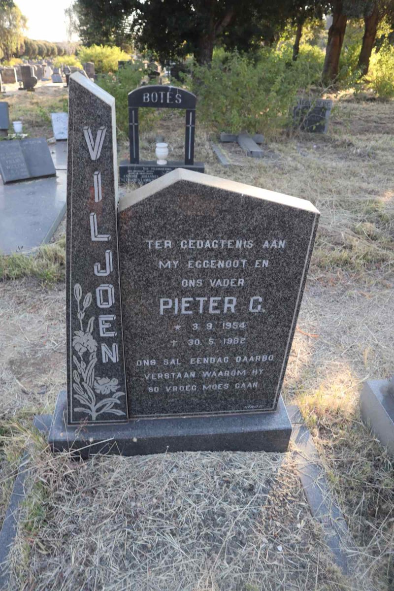 VILJOEN Pieter G. 1954-1982