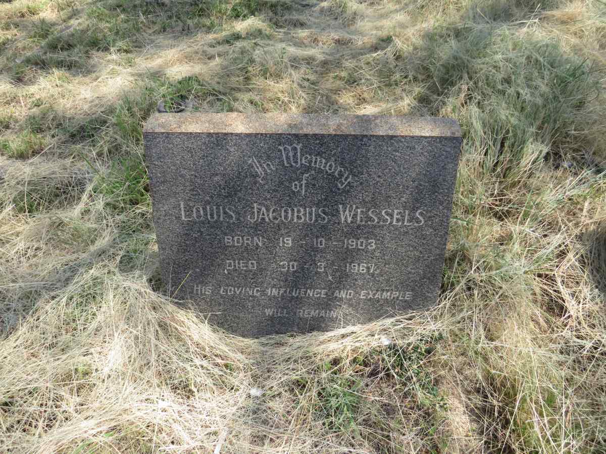 WESSELS Louis Jacobus 1903-1967