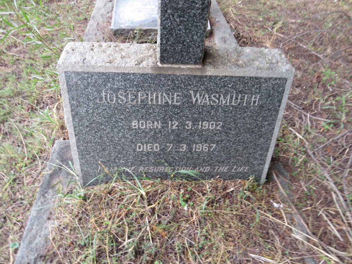 WASMUTH Josephine 1902-1967