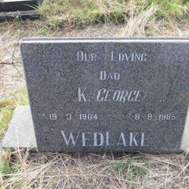 WEDLAKE K. 1904-1965