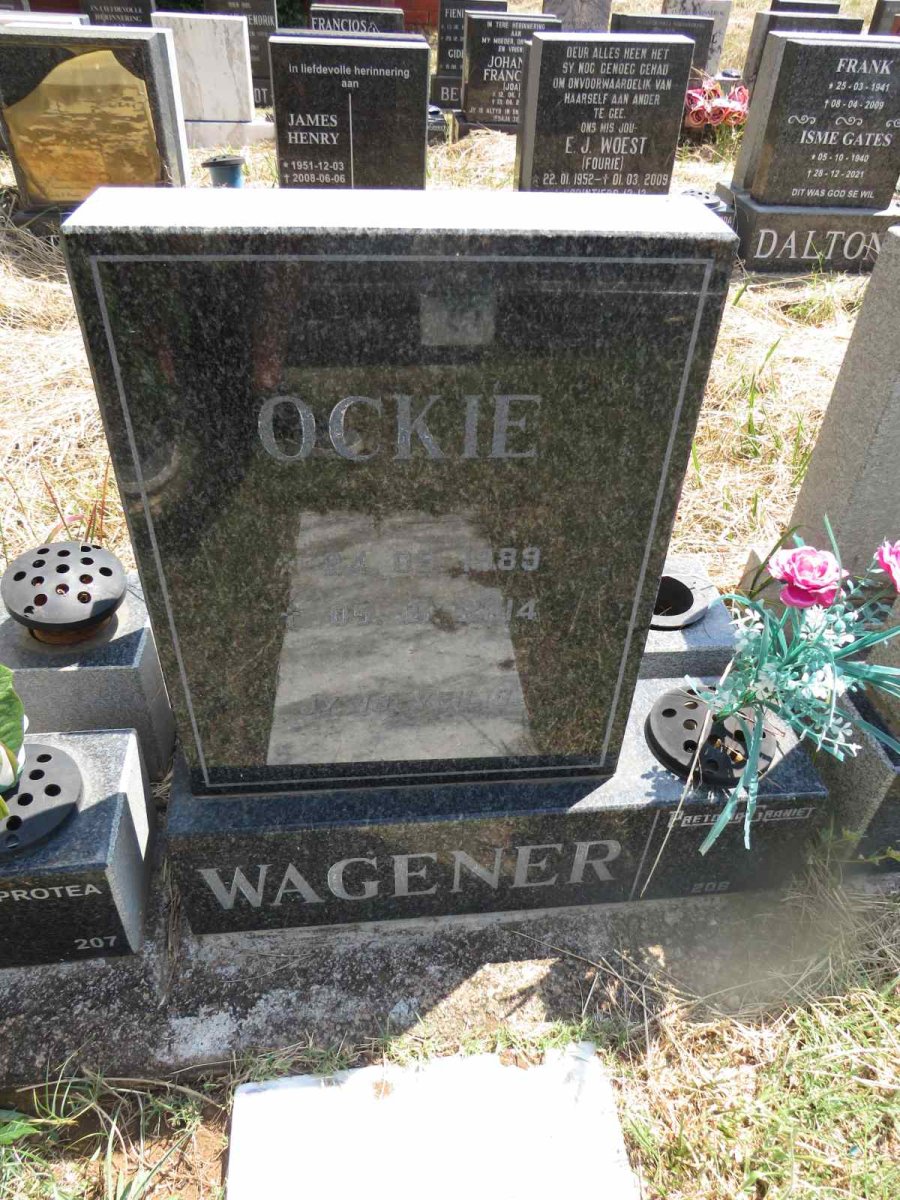 WAGENER Ockie 1989-2014