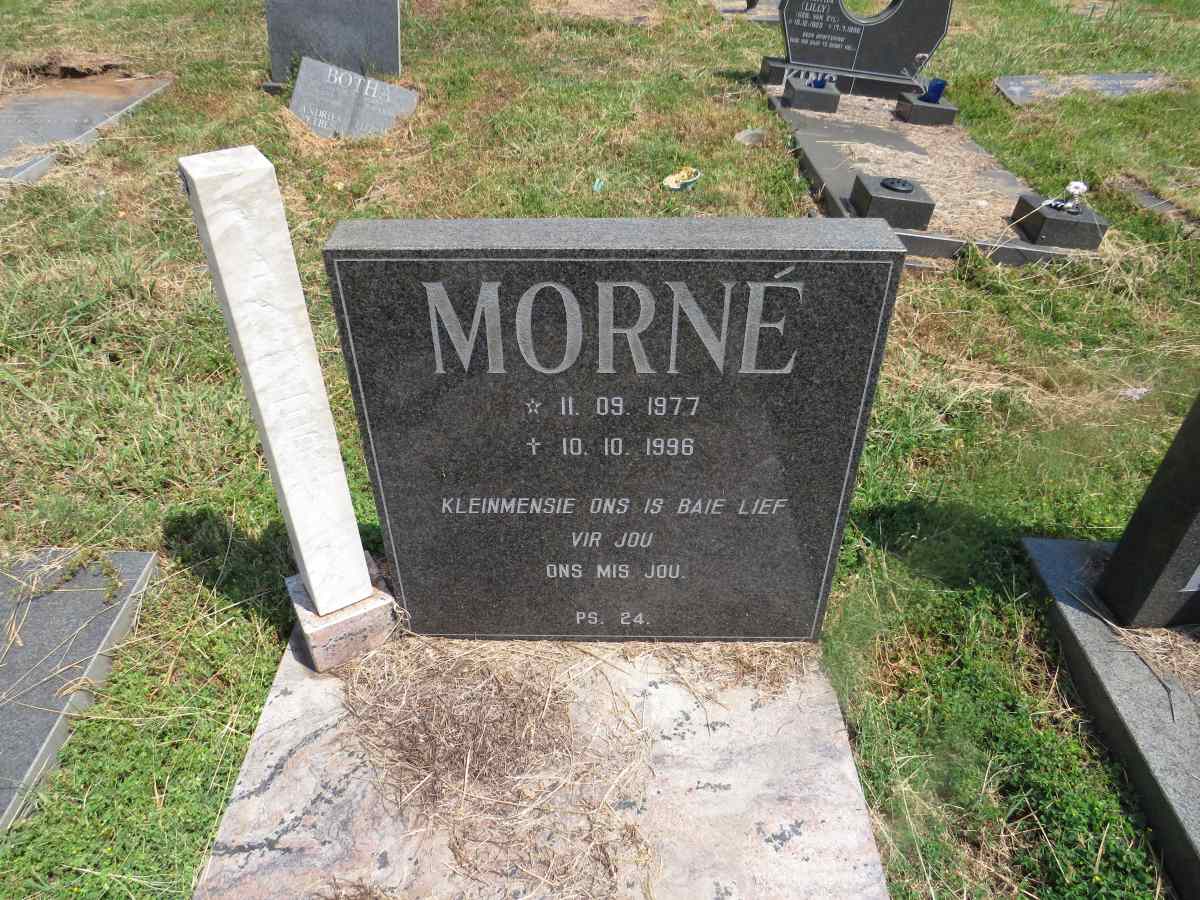 WALT Morne, van der 1977-1996