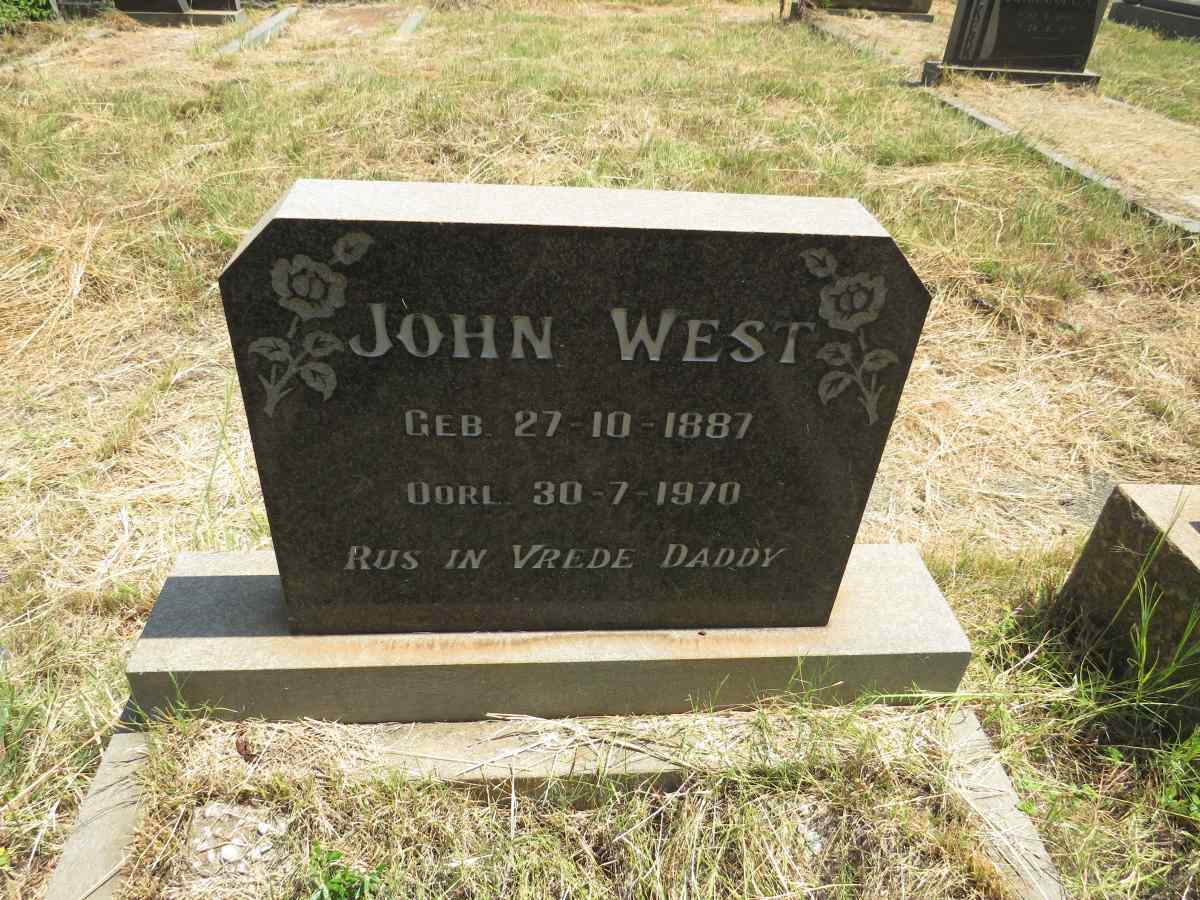 WEST John 1887-1970