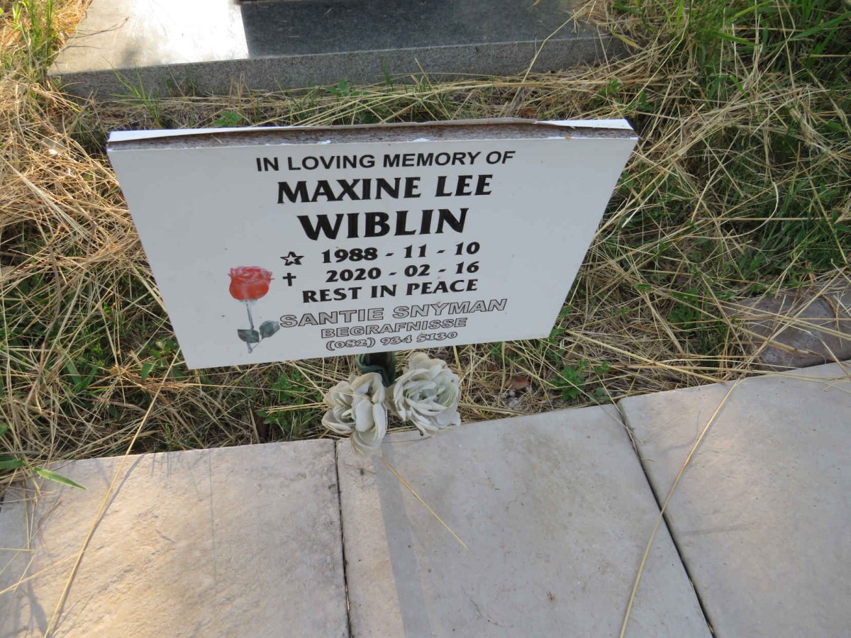 WIBLIN Maxine Lee 1988-2020