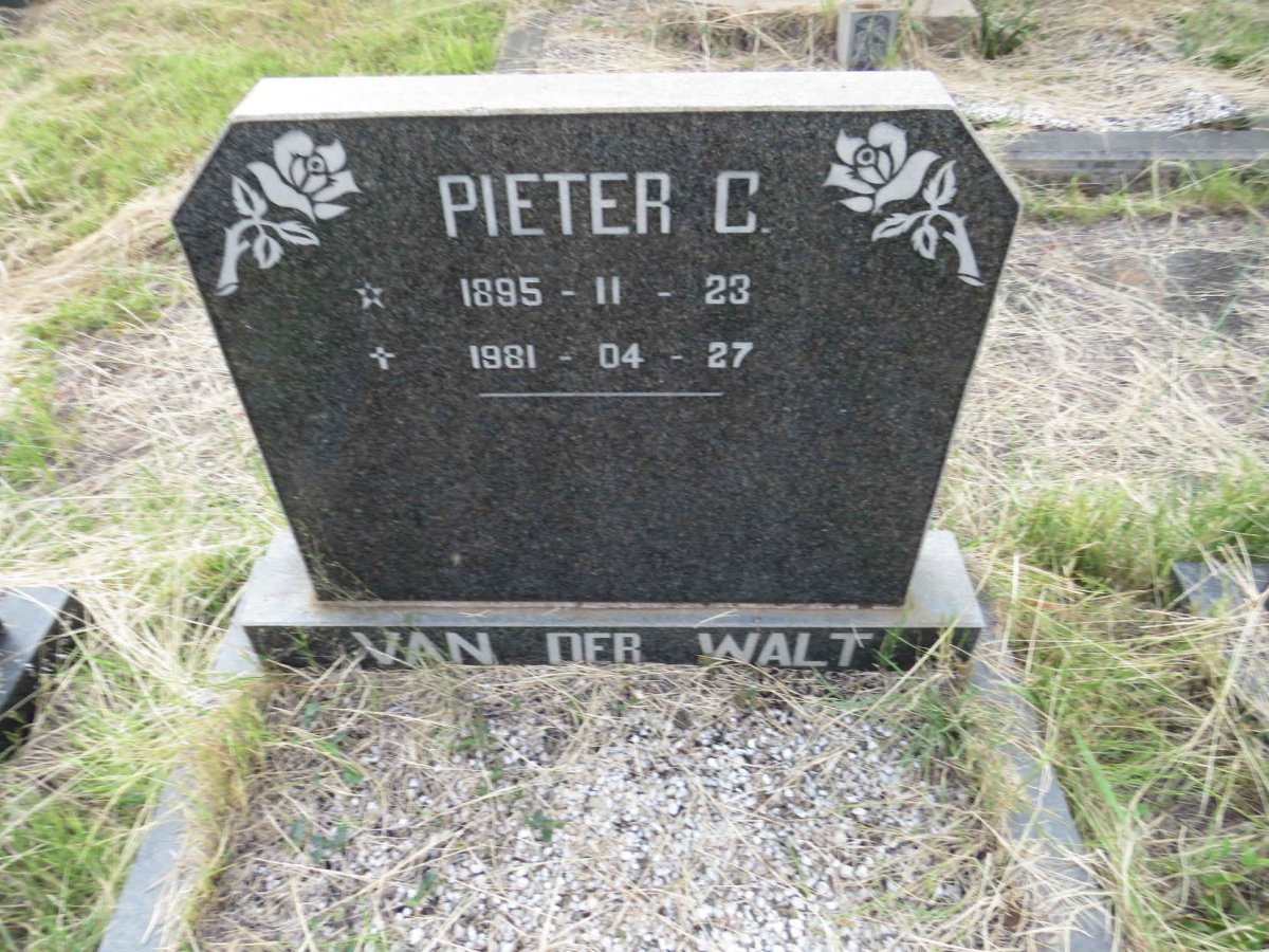 WALT Pieter C., van der 1895-1981
