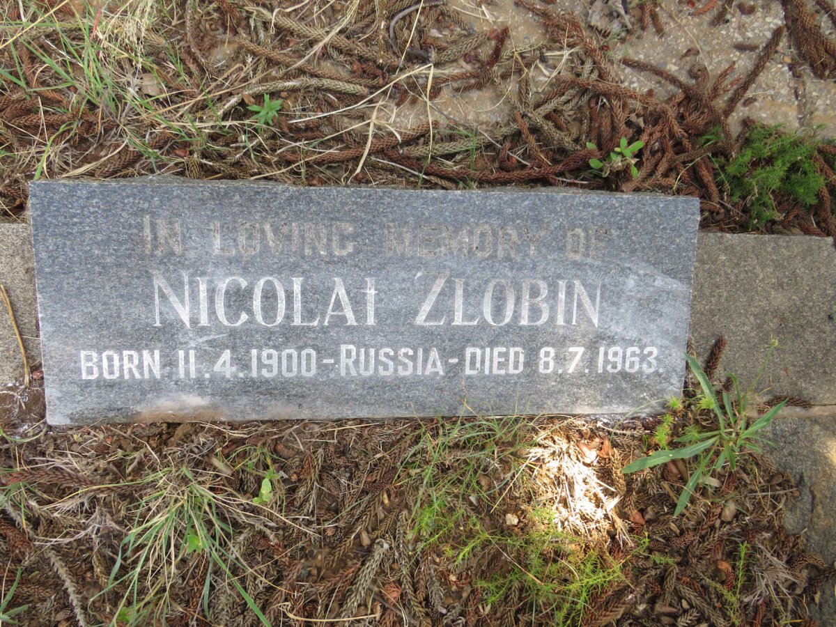 ZLOBIN Nicolai 1900-1963
