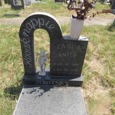 ZOWITSKY Carla Anita 1986-1986