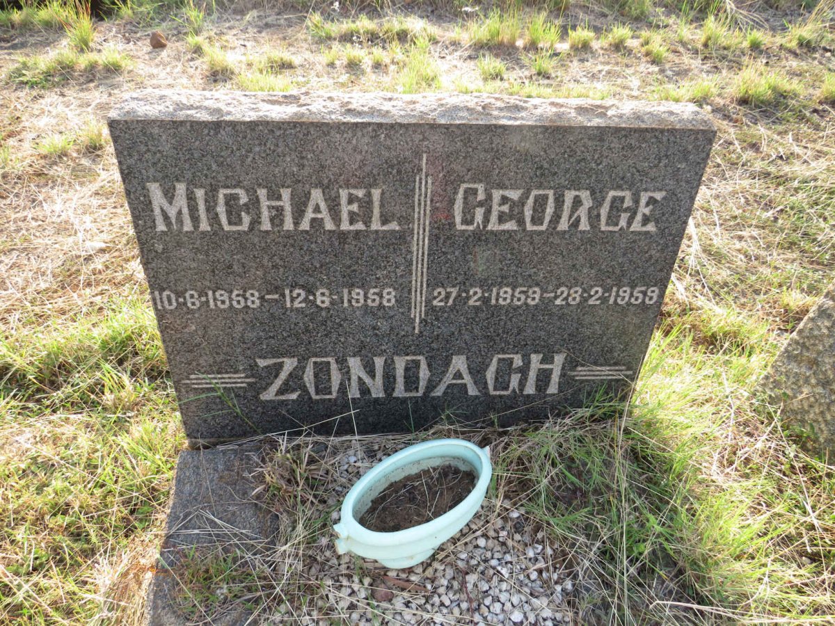 ZONDAGH Michael 1958-1958 :: ZONDAGH George 1959-1959