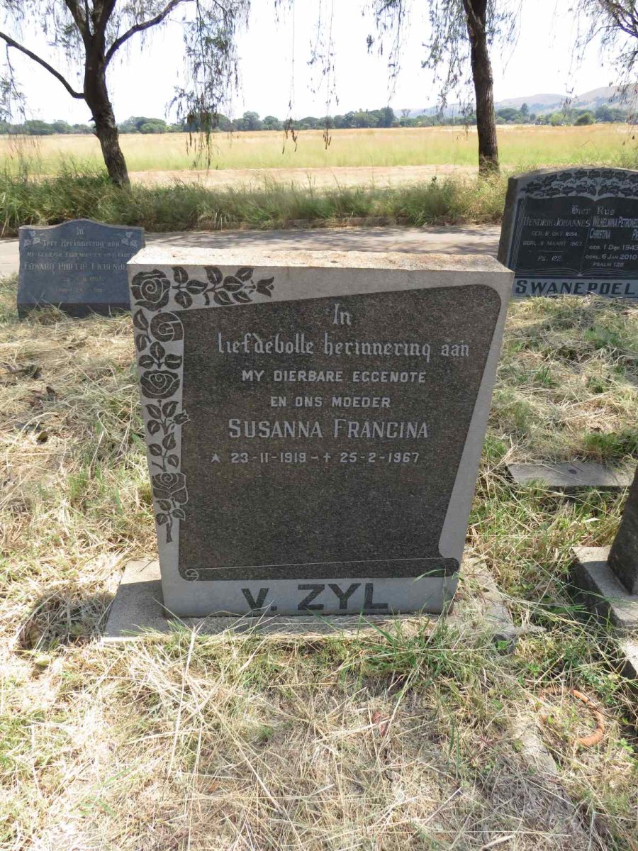 ZYL Susanna Francina, v. 1919-1967