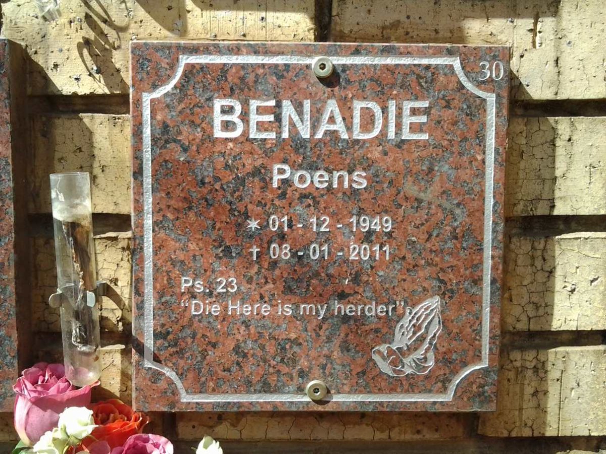 BENADIE Poens 1949-2011