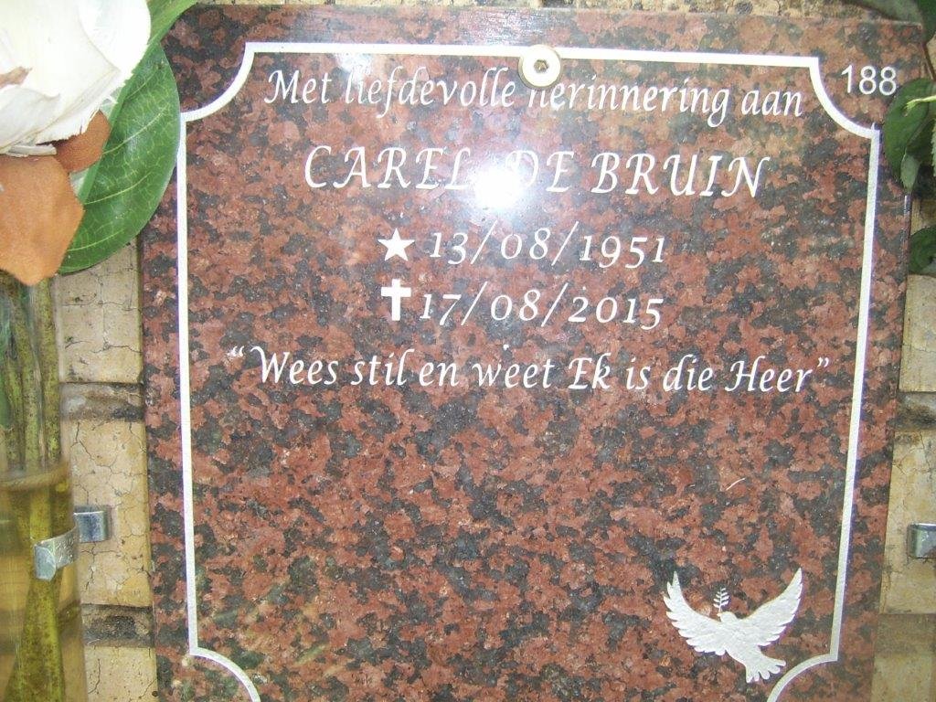 BRUIN Carel, de 1951-2015