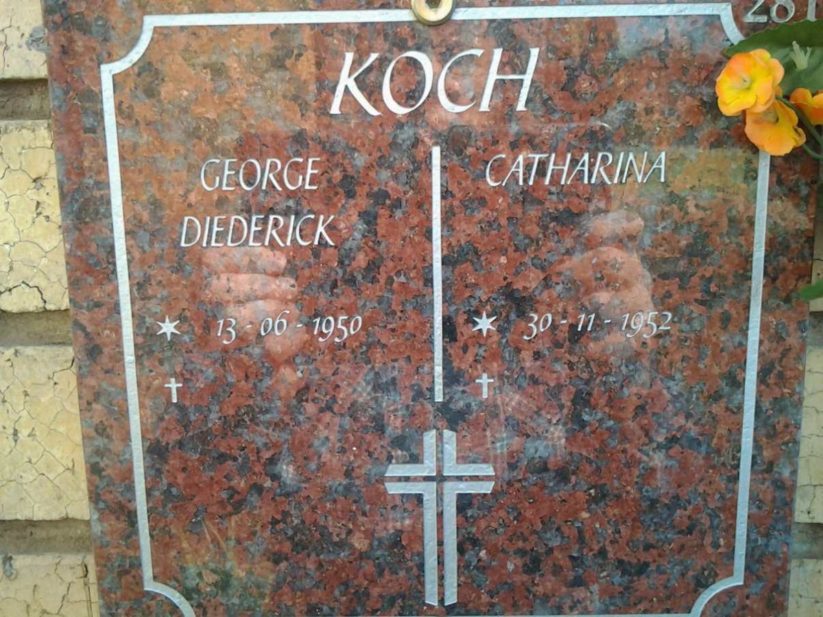 KOCH George Diederick 1950- &amp; Catharina 1952-