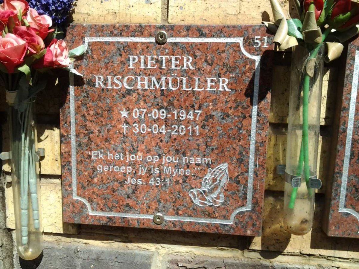 RISCHMÜLLER Pieter 1947-2011