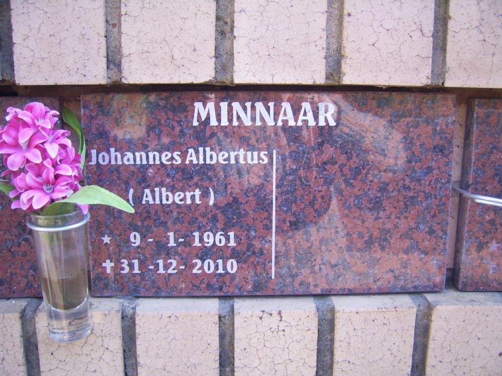 MINNAAR Johannes Albertus 1961-2010