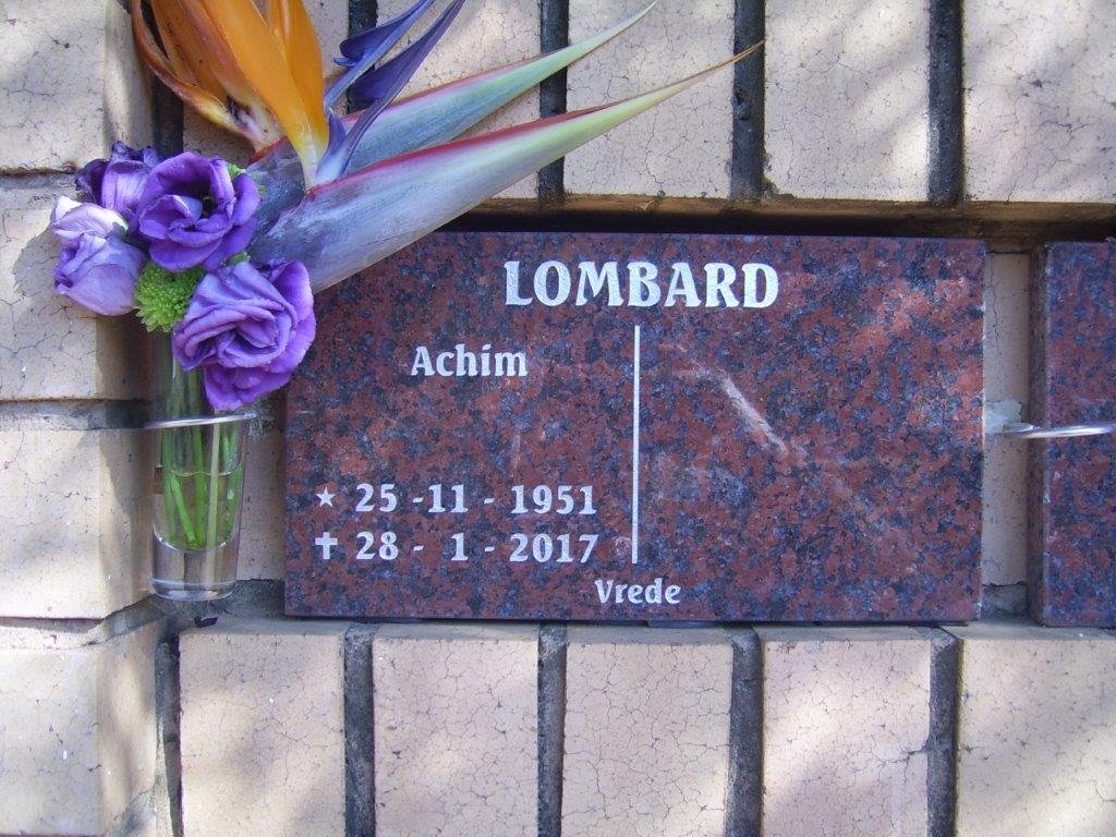 LOMBARD Achim 1951-2017