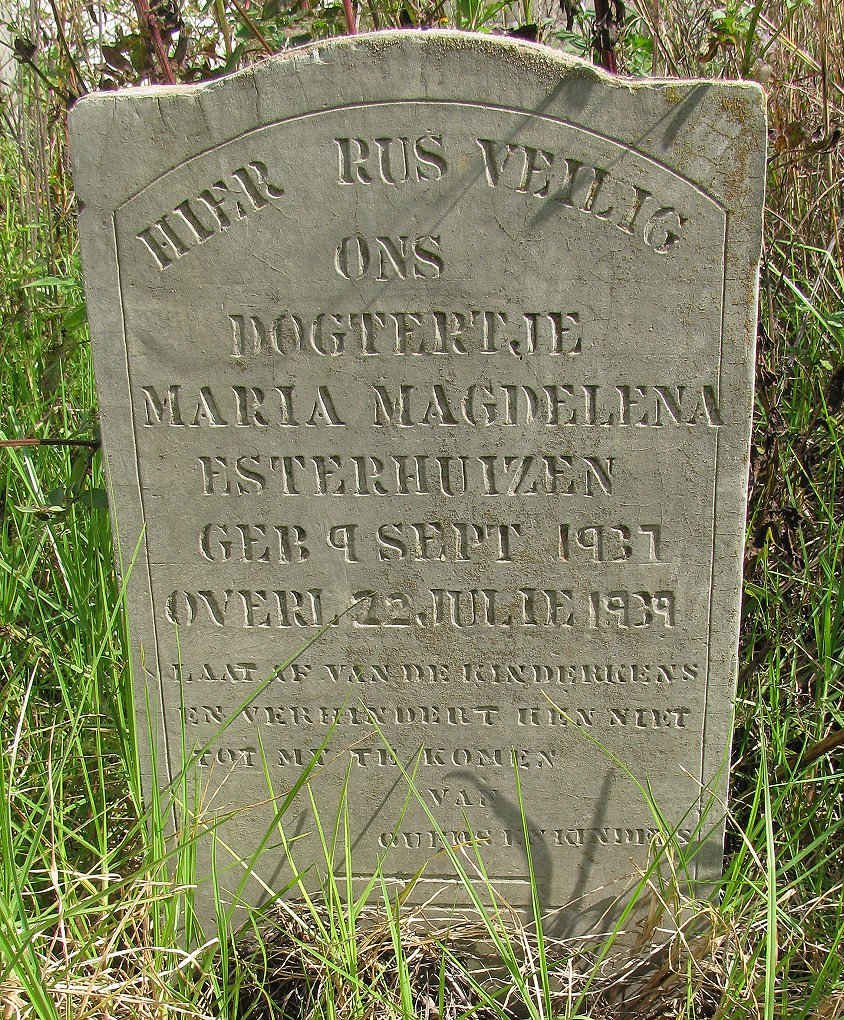 ESTERHUIZEN Maria Magdelena 1937-1939