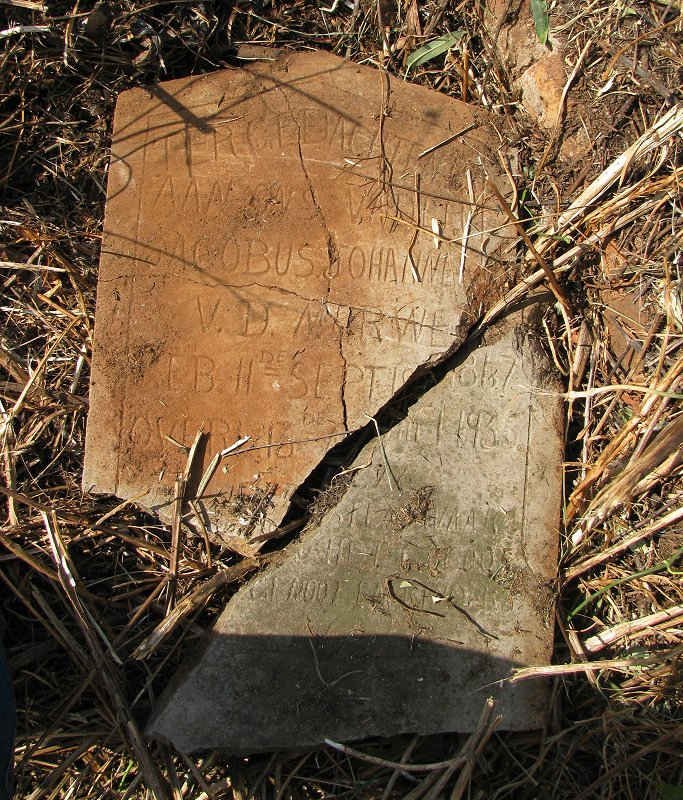 MERWE Jacobus Johannes, v.d. 1867-1935