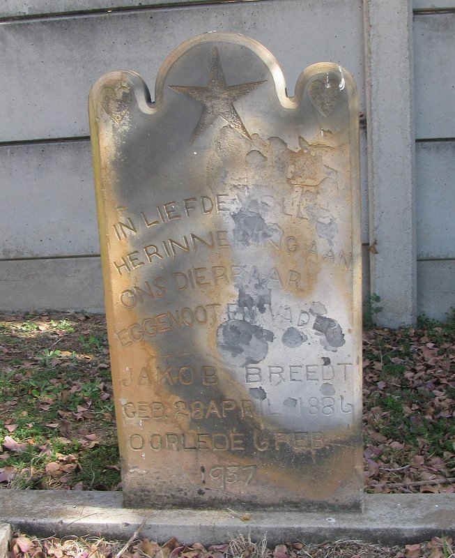 BREEDT Jacob 1886-1937
