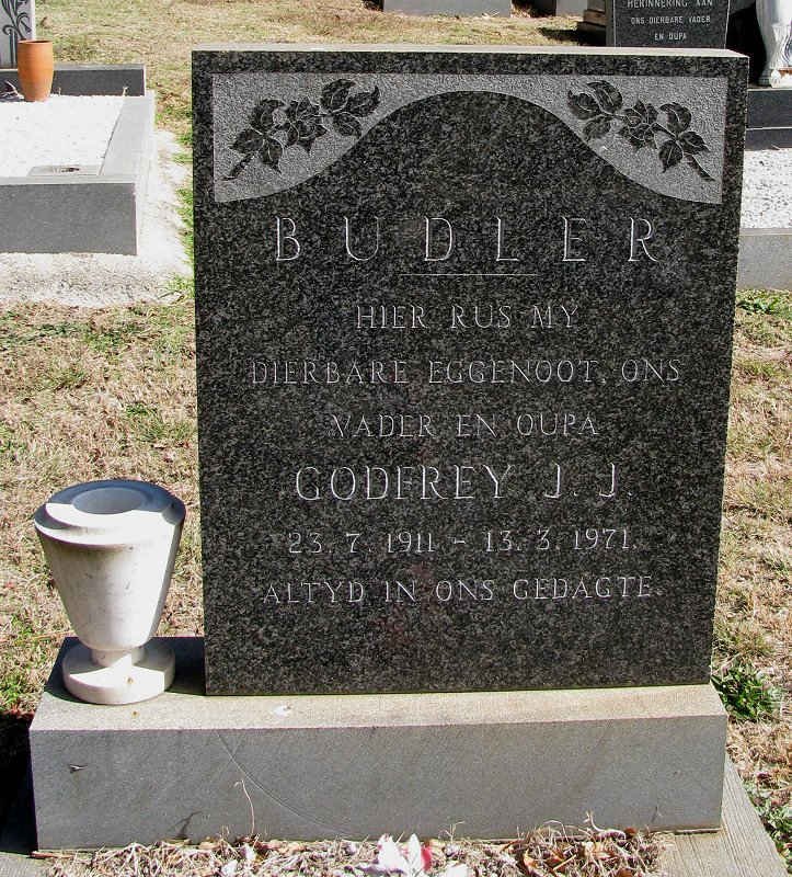 BUDLER Godfrey J.J. 1911-1971